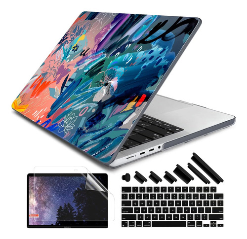 Funda Rígida Dongke Para Macbook Pro 16  2485 Graffiti