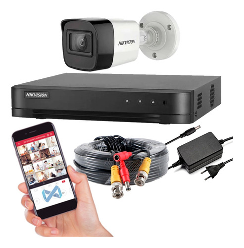 Cctv Kit Hikvision 4ch Dvr 1cam 2mp Full Hd 1080p Starter