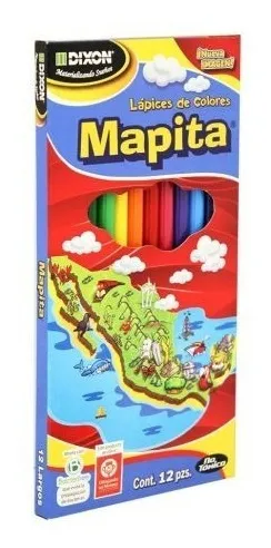 comprar 20 Cajas De Lápices Colores Mapita Dixon C\u002F 12 Piezas Largos