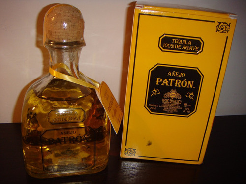 Tequila Patrón Añejo 750 Ml Con Estuche 100% De Agave