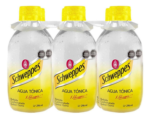 Agua Quina Schweppes Vidrio 296ml