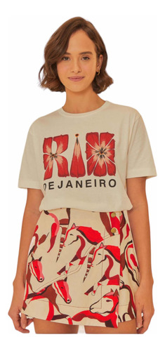 Farm - T-shirt Rio De Janeiro - Novo Com Tags