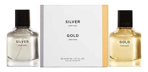 Zara Man Gold + Man Silver 30ml C/u