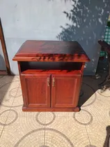 Comprar Mesa Rack De Tv 100% En Madera De Excelente Calidad Y Estado Marrón