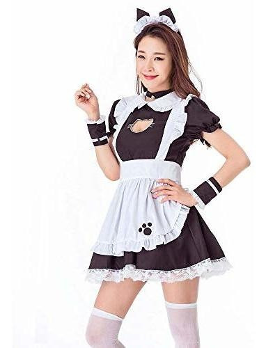 Mujeres Lindo Gato Cosplay Mucama Disfraz Lolita Fantas...