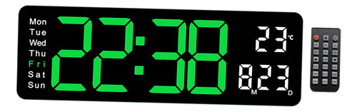 Reloj Digital Reloj De Mesa Brillo Ajustable Mini Verde
