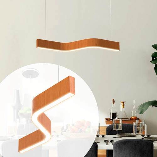 Lustre Madeira Grande Comprido Linear Z Slin 90cm - Snk 03