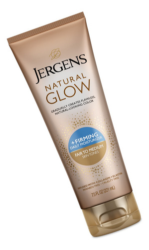 Jergens Natural Glow Loción Autobronceante Reafirmante 3c
