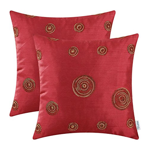 Pack Of 2 Cushion Covers Throw Pillow Cases Shells For ...