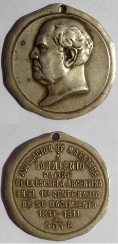 Medalla De La Ciudad De Goya Provincia De Corrientes 1911