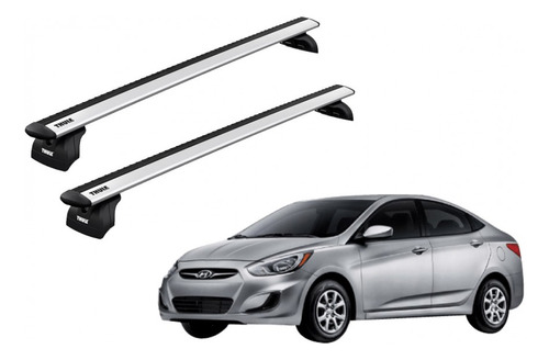 Barras Thule Hyundai I25 12-17 Pf / Wingbar