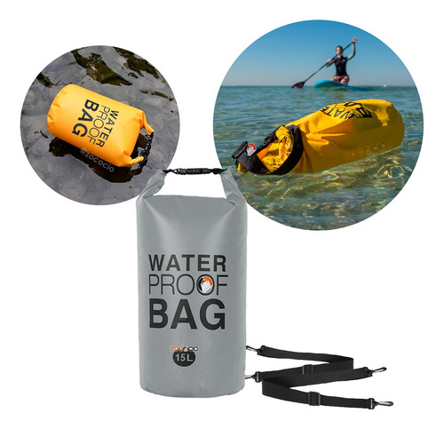 Bolsa Impermeable Mochila Seca 15 Litros Water Proof Bag