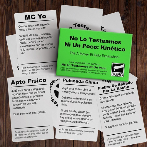 Imagen 2 de 3 de No Lo Testeamos Ni Un Poco Kinético Expansión Buró Previa