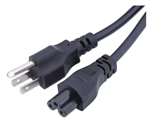 Pack X 10 Cable Power Mikey Ficha Americana 110/220v. Trebol