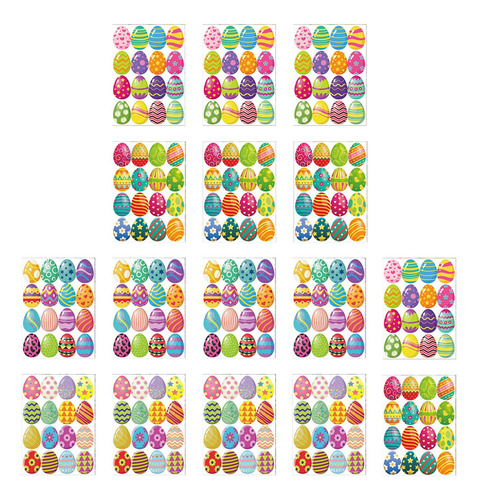 Calcomanías Autoadhesivas De Pegatinas De Huevos De Pascua