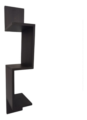 Repisa Esquinero Estante Flotante De Madera 3 Niveles 85x15 Color Roble Dakar