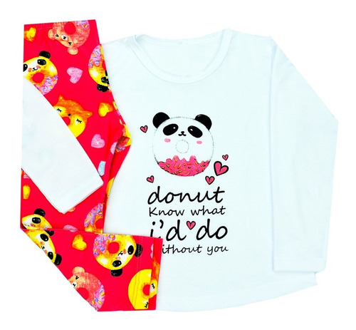 Imagem 2 de 6 de Kit 3 Conjunto Infantil Meia Estação Roupa Menina Oferta