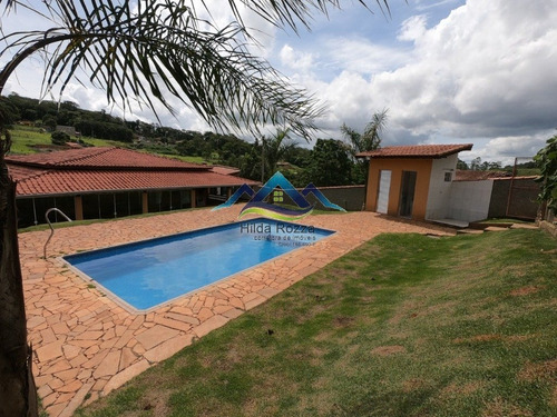 Imagem 2 de 15 de Chacara Com 3 Dorm (2 Suites) Piscina, Area Gourmet Com Trio Mineiro, Pomar - V-1339