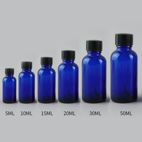 Frascos De Plástico Para Esmaltes De 10 Unidades, Azul 20ml