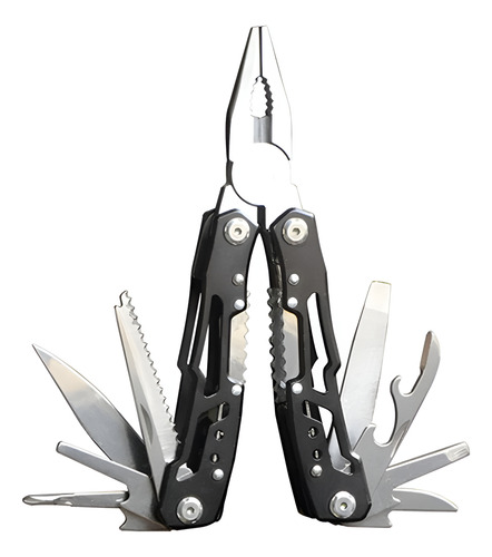 Táctico Weisco Cuchillo Multifunción Color Negro Multi Heram