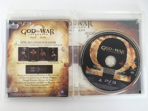Jogo God Of War Ascencion Ps3 Mídia Física (Usado)