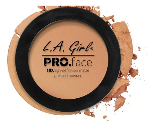 L. A Girl Pro Face Hd / Polvo Compacto / Tono 7 Warm Honey