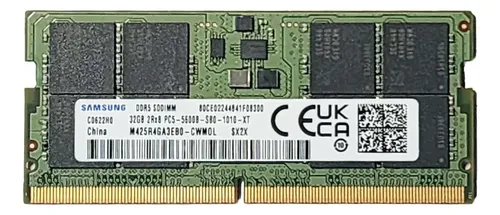 Samsung DDR5 32gb (16GB×2) メモリー Memória Ram Notebook 32gb Ddr5 5600mhz Samsung SODIMM M425R4GA3EB0