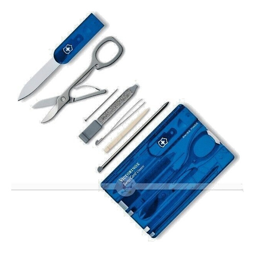 Swisscard Victorinox Azul Translucido, Entrega Inmediata