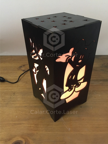 Lampara Velador Infantil Luz De Noche Disney Mickey