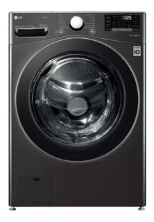 Lava e seca automática LG WD17 inverter aço escovado preto 17kg 127 V