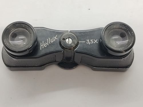Antiguos Binoculares De Teatro Griensu Hellux 3,5x Negro (Usado)