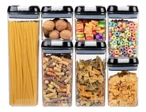 Comprar Organizadores Cocina Set 7 Frascos Dispensador Alimentos