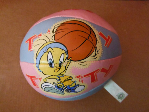 Balon Peluche Looneytunes Piolin Tweety Souvenir Basketball