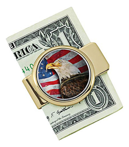 Moneda Con Clip Para Billetes De Medio Dólar De Jfk Con Águi