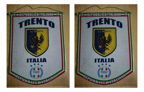 Banderin Grande 40cm Associazione Calcio Trento Italia