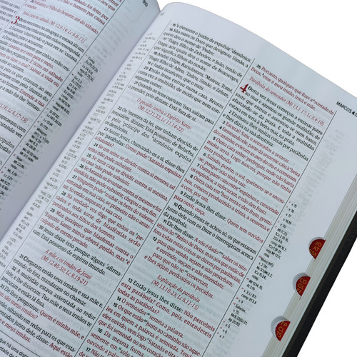 Biblia De Estudo Scofield Grande Almeida Contemporanea Capa Luxo Azul Com Indice Lateral Palavras De Jesus Em Vermelho