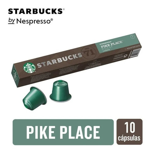 Capsulas Starbucks Nespresso Pike Place Roast 