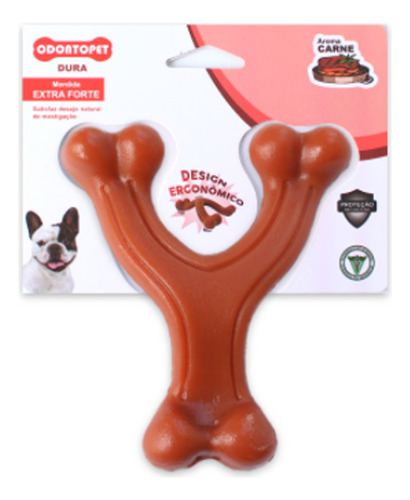 Brinquedo Mordedor Cachorro Wishbone Carne Extra Forte 15kg