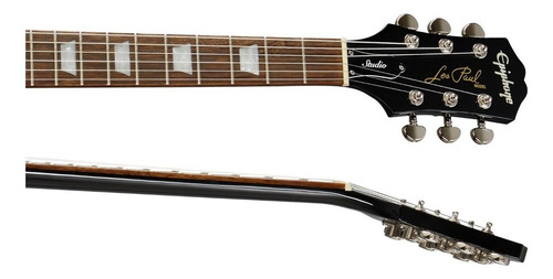 Guitarra eléctrica Epiphone Les Paul Studio EILTKHNH1 de caoba smokehouse burst brillante con diapasón de laurel indio