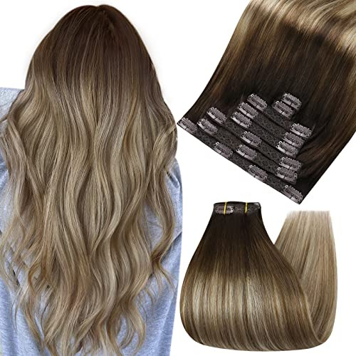 Ugeat Natural Hair Clip In Extensions Human Hair 16 14gk8