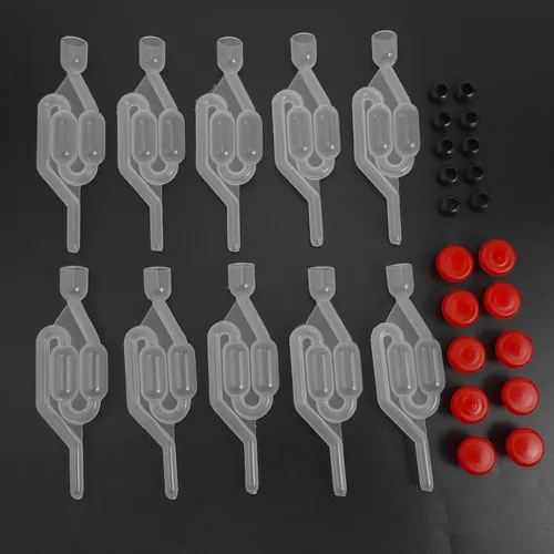 Válvula De Retención De Fermentación De Vino Y Cerveza, 10 U