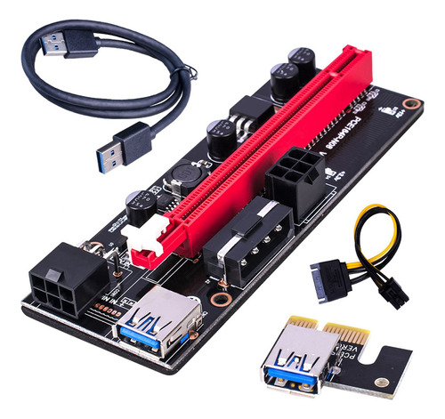 Cable Pci-e Riser Card Express De 1 A 16 X Extensión Gráfica