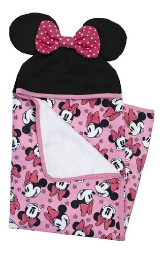 Toallita Baño Unitalla Suave P/bebé Pink Minnie Chiqui Mundo Color Rosa