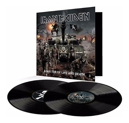 Imagen 3 de 3 de Iron Maiden A Matter Of Life And Death Vinilo Doble Nuevo