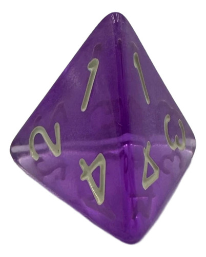 Dados 7 Unidades Colores Juegos Rol Y Mesa Color Morado