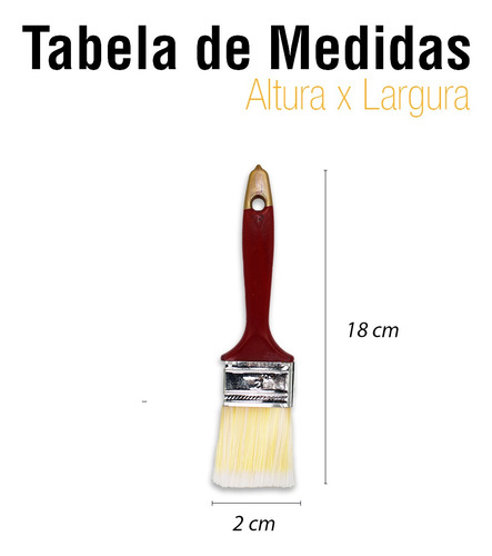 Imagem 4 de 7 de Ferramenta Pincel 2 Original Construção Casa Obras Pinturas