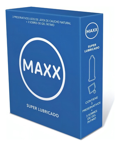 Preservativo Maxx Super Lubricado X 3 Un