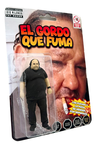 El Gordo Que Fuma Figura Muñeco Coleccionable Argentina