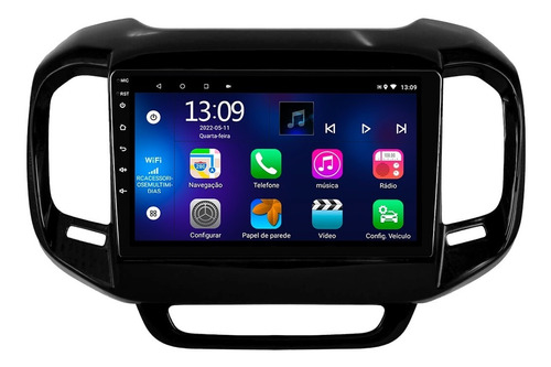 Central Multimidia Fiat Toro Ate 2021 Android 11.0 9p + 2cam