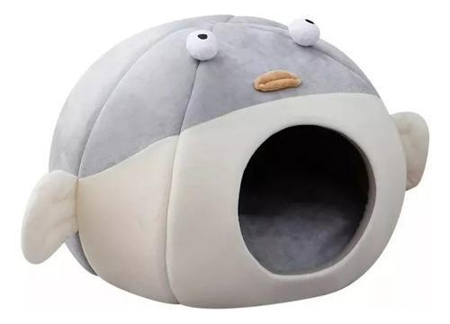 Cama Cueva Iglu Igloo Para Gatos Algodon Felpa Invierno L